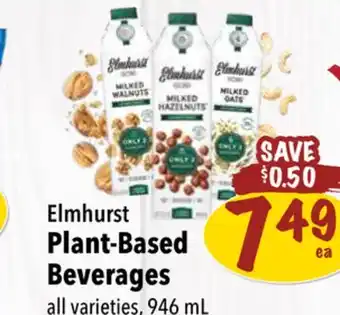 Farm Boy Elmhurst Plant-Based Beverages offer