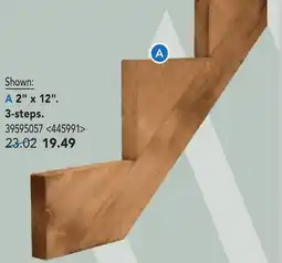 RONA 2 x 12. 3-steps offer