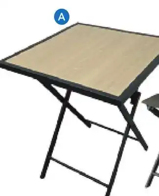 RONA FOLDING TABLE AND CHAIR offer