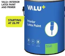 RONA VALU+ INTERIOR LATEX PAINT AND PRIMER offer