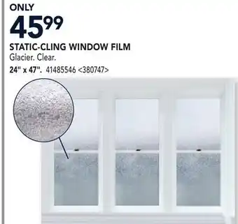 RONA STATIC-LING WINDOW FILM 24 x 47 offer
