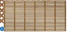 RONA 3/4 x 4' x 8' Treated wood and cedar lattices offer