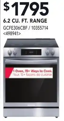 RONA FRIGIDAIRE GALLERY 6.2 CU. FT. RANGE offer