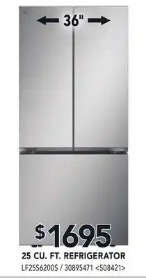 RONA 25 CU. FT. REFRIGERATOR offer