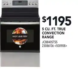 RONA 5 CU. FT. TRUE CONVECTION RANGE offer