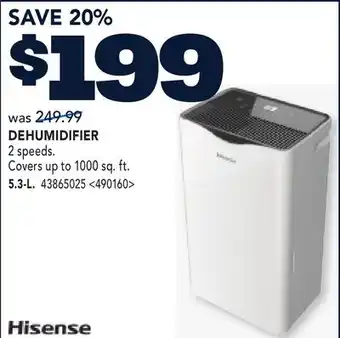 RONA DEHUMIDIFIER offer