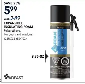 RONA EXPANSIBLE INSULATING FOAM offer