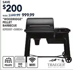 RONA WOODRIDGE PELLET BARBECUE offer