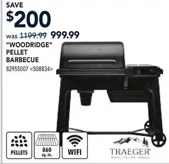 RONA WOODRIDGE PELLET BARBECUE offer