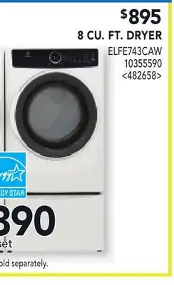 RONA 8 CU. FT. DRYER offer
