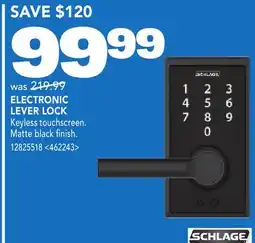 RONA ELECTRONIC LEVER LOCK offer