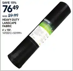 RONA HEAVY-DUTY LANDSCAPE FABRIC offer