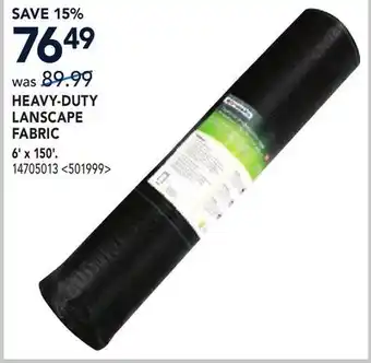 RONA HEAVY-DUTY LANDSCAPE FABRIC offer