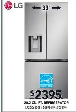 RONA LG 20.2 CU. FT. REFRIGERATOR offer