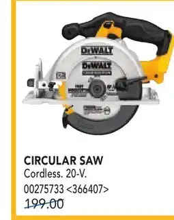 RONA DEWALT CIRCULAR SAW offer