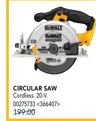 RONA DEWALT CIRCULAR SAW offer