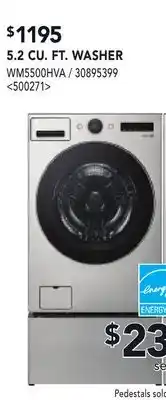 RONA 5.2 CU. FT. WASHER offer