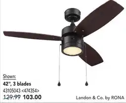 RONA 42, 3 blades offer