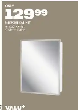 RONA VALU+ MEDICINE CABINET offer
