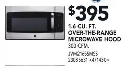 RONA GE APPLIANCES 1.6 CU. FT. OVER-THE-RANGE MICROWAVE HOOD offer