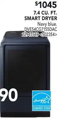RONA SAMSUNG 7.4 CU. FT. SMART DRYER offer