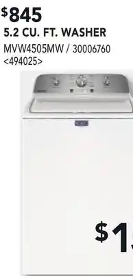 RONA 5.2 CU. FT. WASHER offer