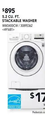 RONA 5.2 CU. FT. STACKABLE WASHER offer