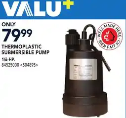 RONA THERMOPLASTIC SUBMERSIBLE PUMP offer