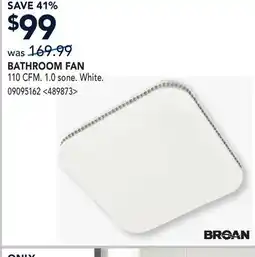 RONA BROAN BATHROOM FAN offer