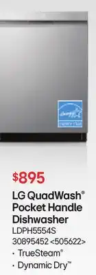 RONA LG QuadWash Pocket Handle Dishwasher offer