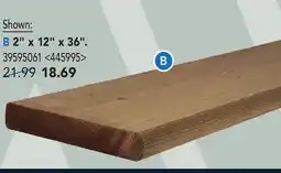 RONA 2 x 12 x 36 offer