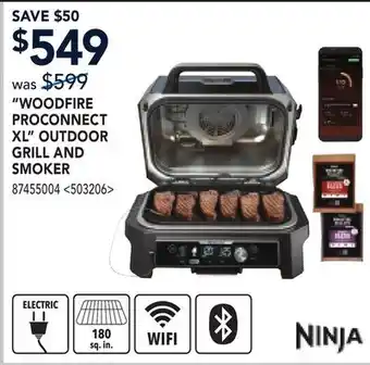 RONA WOODFIRE PROCONNECT XL OUTDOOR GRILL AND SMOKER offer