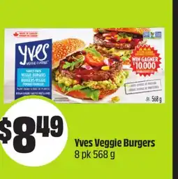 FreshCo Yves Veggie Burgers 8 pk 568 g offer