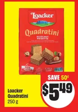 FreshCo Loacker Quadratini 250 g offer