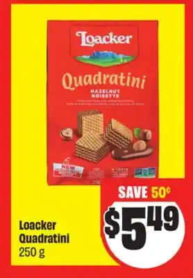 FreshCo Loacker Quadratini 250 g offer