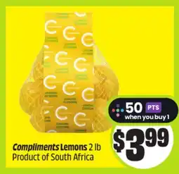 FreshCo Compliments Lemons 2 lb Product of South Africa offer