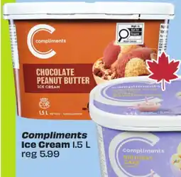 FreshCo Compliments Ice Cream 1.5 L offer