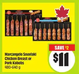 FreshCo Marcangelo Souvlaki Chicken Breast or Pork Kabobs 480-640 g offer
