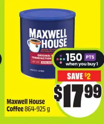 FreshCo Maxwell House Coffee 864-925 g offer