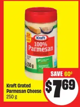 FreshCo Kraft Grated Parmesan Cheese 250 g offer
