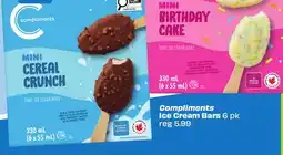 FreshCo Compliments Ice Cream Bars 6 pk offer