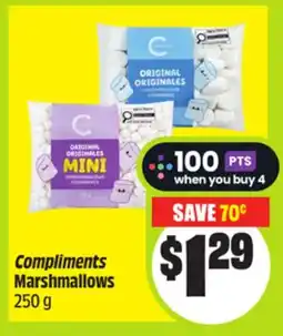 FreshCo Compliments Marshmallows 250 g offer