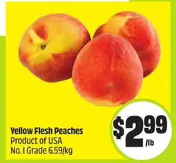 FreshCo Yellow Flesh Peaches Product of USA No. 1 Grade 6.59/kg offer