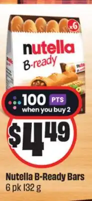 FreshCo Nutella B-Ready Bars 6 pk 132 g offer