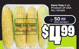 FreshCo Corn Tray 4 pk Product of USA No. 1 Grade offer