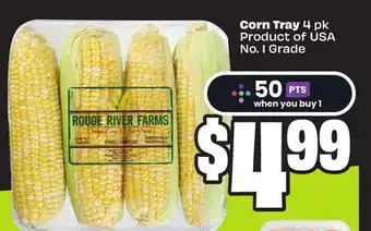 FreshCo Corn Tray 4 pk Product of USA No. 1 Grade offer
