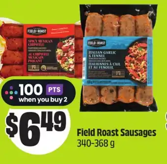 FreshCo Field Roast Sausages 340-368 g offer