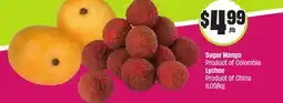 FreshCo Sugar Mango Product of Colombia Lychee Product of China 11.00/kg offer