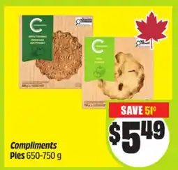 FreshCo Compliments Pies 650-750 g offer
