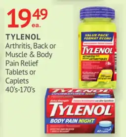 IDA Pharmacy TYLENOL offer